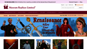 What Museumreplicas.com website looked like in 2023 (This year)