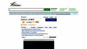 What My.netzero.net website looked like in 2023 (This year)