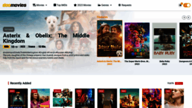 What Moviezen.co website looked like in 2023 (This year)
