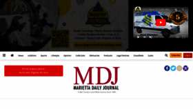 What Mdjonline.com website looked like in 2023 (This year)