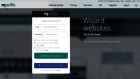 What Manifo.com website looked like in 2023 (This year)
