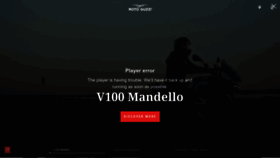 What Motoguzzi.com website looked like in 2023 (This year)