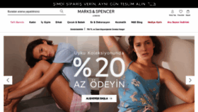What Marksandspencer.com.tr website looked like in 2023 (This year)