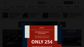 What Mrt.com website looked like in 2023 (This year)