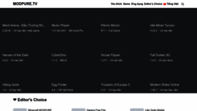 What Modpure.tv website looked like in 2023 (This year)