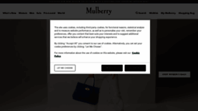 What Mulberry.com website looked like in 2023 (This year)