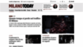 What Milanotoday.it website looked like in 2023 (2 years ago)