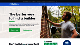 What Mybuilder.com website looked like in 2023 (This year)