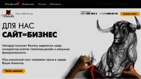 What Matadoro.ru website looked like in 2023 (This year)