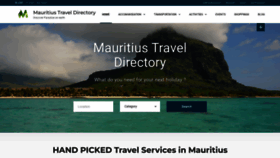 What Mauritiusdirectory.org website looked like in 2023 (This year)