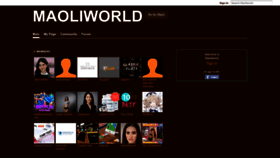 What Maoliworld.com website looked like in 2023 (This year)