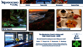 What Mendocino.com website looked like in 2023 (This year)