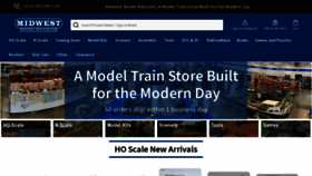What Midwestmodelrr.com website looked like in 2023 (This year)