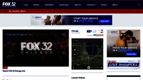 What Myfoxchicago.com website looked like in 2023 (This year)