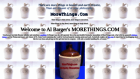 What Morethings.com website looked like in 2023 (This year)