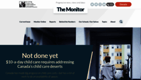 What Monitormag.ca website looked like in 2023 (This year)