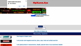What Mp3love.wapkiz.mobi website looked like in 2023 (This year)