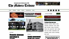 What Maderatribune.com website looked like in 2023 (This year)