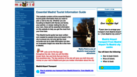 What Madrid-tourist-guide.com website looked like in 2023 (This year)