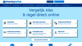 What Moneywise.nl website looked like in 2023 (This year)
