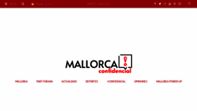 What Mallorcaconfidencial.com website looked like in 2023 (This year)