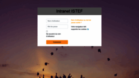 What Moodle.istef.fr website looked like in 2023 (This year)