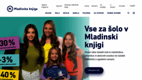 What Mladinska.com website looked like in 2023 (This year)