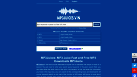 What Mp3juices.vin website looked like in 2023 (This year)