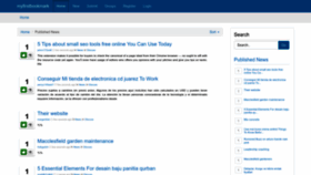 What Myfirstbookmark.com website looked like in 2023 (2 years ago)