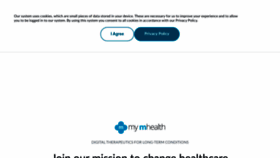 What Mymhealth.com website looked like in 2023 (This year)
