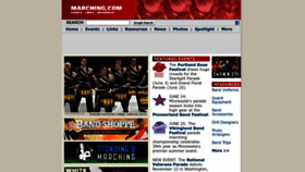 What Marching.com website looked like in 2023 (This year)