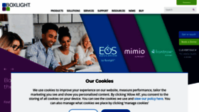 What Mimio.com website looked like in 2023 (This year)