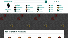 What Minecraft-max.net website looked like in 2023 (This year)