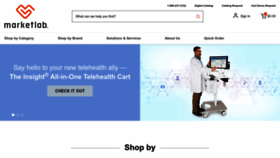 What Marketlab.com website looked like in 2023 (This year)