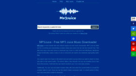 What Mp3juice.vc website looked like in 2023 (This year)