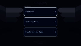 What Moviescouch.info website looked like in 2023 (This year)