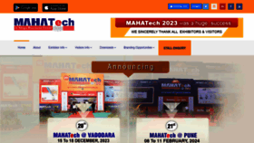 What Maha-tech.com website looked like in 2023 (This year)