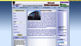 What Managementcolleges.net website looked like in 2023 (This year)