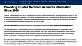 What Merchantseek.com website looked like in 2023 (This year)