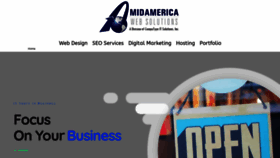 What Midamericaweb.com website looked like in 2023 (This year)