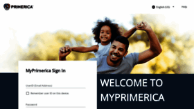 What Myprimerica.com website looked like in 2023 (This year)