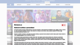 What Moviezone.cz website looked like in 2023 (This year)