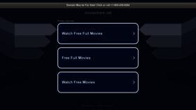 What Movieshare.net website looked like in 2023 (This year)