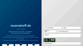 What Muenztreff.de website looked like in 2023 (This year)