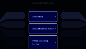 What Mundodelnarco.com website looked like in 2023 (This year)