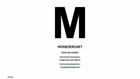 What Moneders.net website looked like in 2023 (This year)