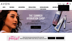What Myavon.com website looked like in 2023 (This year)