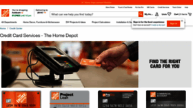 What Myhomedepotaccount.com website looked like in 2023 (This year)