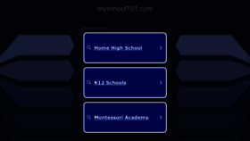 What Myschool101.com website looked like in 2023 (This year)