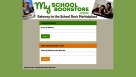 What Myschoolbookstore.com website looked like in 2023 (This year)